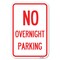 Signmission No Overnight Parking Sign Heavy-Gauge Aluminum Sign, 12" x 18", A-1218-23832 A-1218-23832 - alternate 1